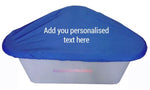 Personalised Embroidered Corner Manger Feed bucket covers in a variety of colours