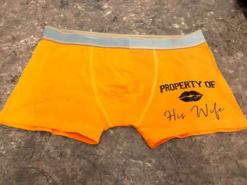 Personalised Valentines Boxers