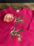 Kids Personalised Initial and Name Lounge Wear