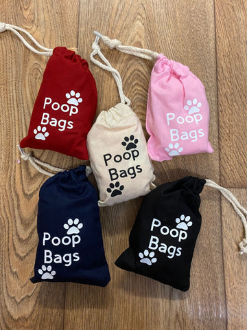 Dog poop bag holder doggies, puppy, canine