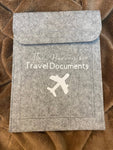 Personalised travel pouch for all your documents and passports